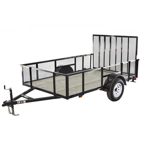 Sure-Trac Trailers - 5 x 10 Open Utility Trailer 2. . Lowes trailers 6x10